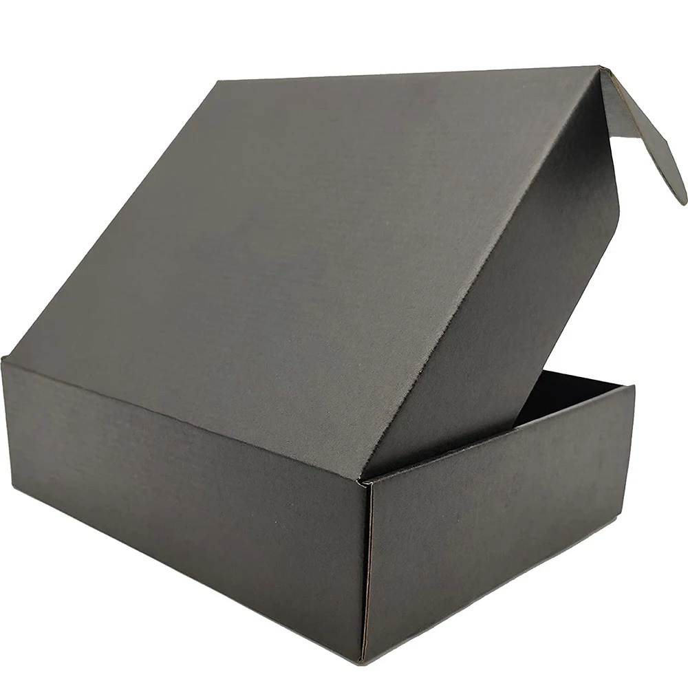 1Pcs Black Shipping Box Cardboard Packaging Boxes Jewelry Boxes Multiple Sizes Aircraft Gift Box Handmade Soap Packaging Boxes