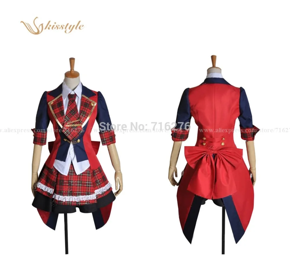 

Kisstyle Fashion Anime AKB0048 Attack Group Oshima Yuko Uniform Cosplay Costume Custom-Made