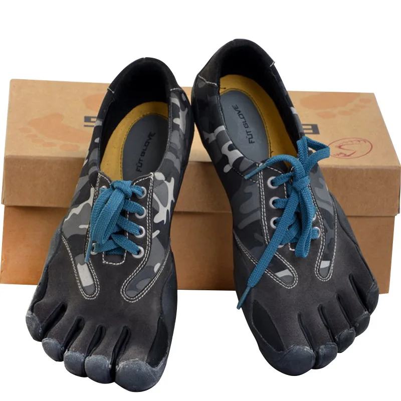 Zapatillas de deporte de camuflaje para hombre y mujer, zapatos de 5 dedos del pie, calzado de playa, senderismo al aire libre, escalada, natación,