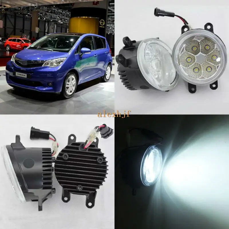 July King 18W 6500K LED Daytime Running Lights DRL Fog Lamp case for Subaru Trezia 2011-2015, over 1260LM/pc