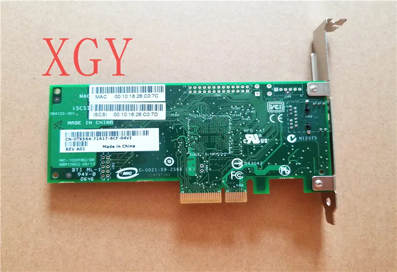 New FOR DELL 5708 Single Port Gigabit Server Adapter/Network Card 0TX564 TX564 100%Test ok