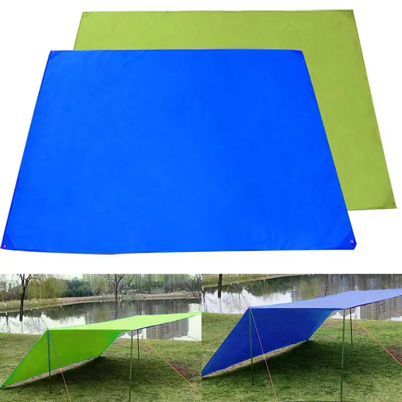 Waterproof Oxford Cloth Picnic Mat Canopy Tent Tarp Awning Sun Shade Rain Shelter Beach Camping Picnic Pad Moisture-proof Mat