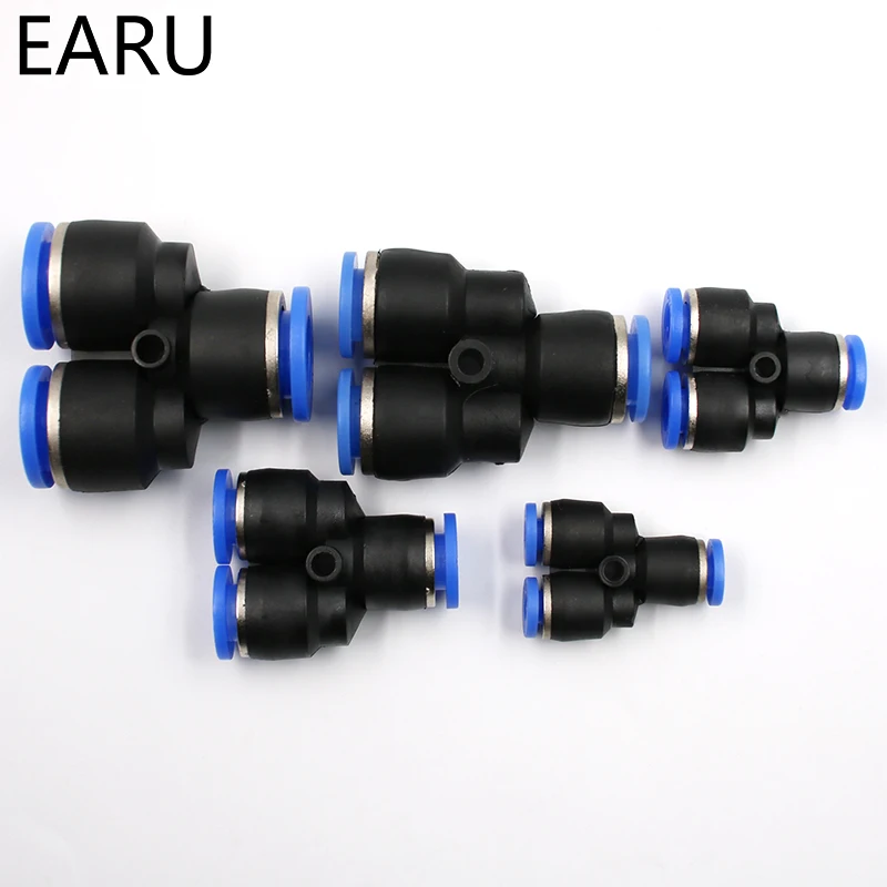 Pneumatic Fittings PY/PU/PV/PE/SA Water Pipes and Tube connectors direct thrust 4 to 16mm/ PK plastic  hose quick couplings