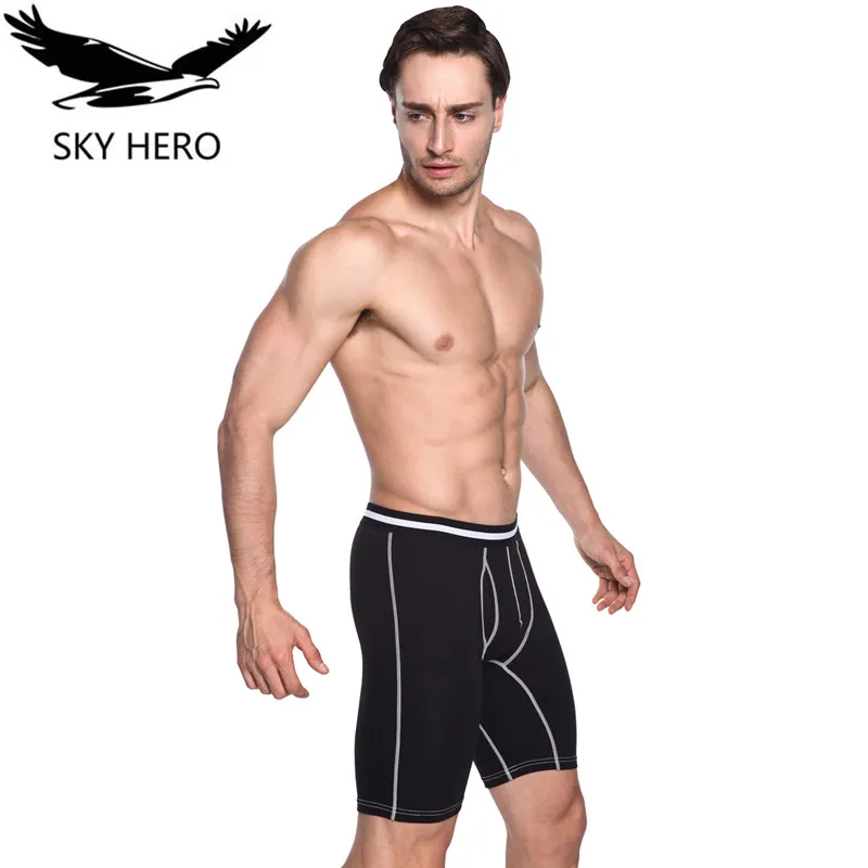 2019 Mens Long Leg Boxer Shorts Cotton Underwear Warm Mens Underpants Man Panties Male New Boxer Male Breathable Comfortable