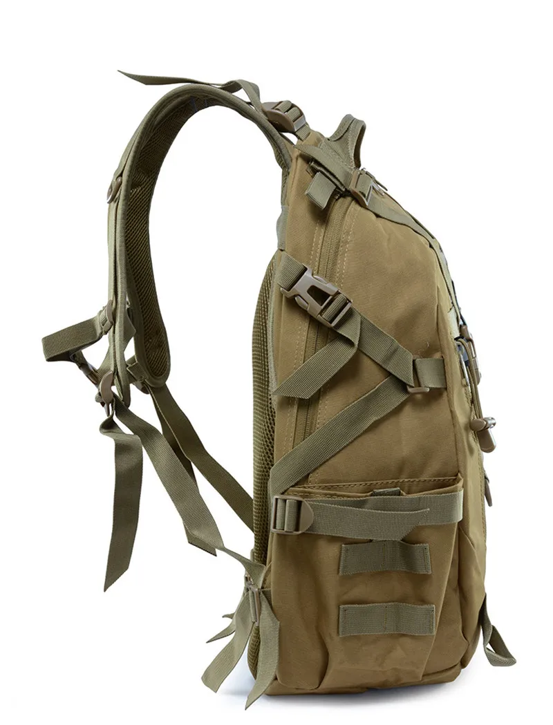 Mochila nueva de viaje a la moda, Molle táctica del ejército, escalada, senderismo al aire libre, mochila reflectante, 2024