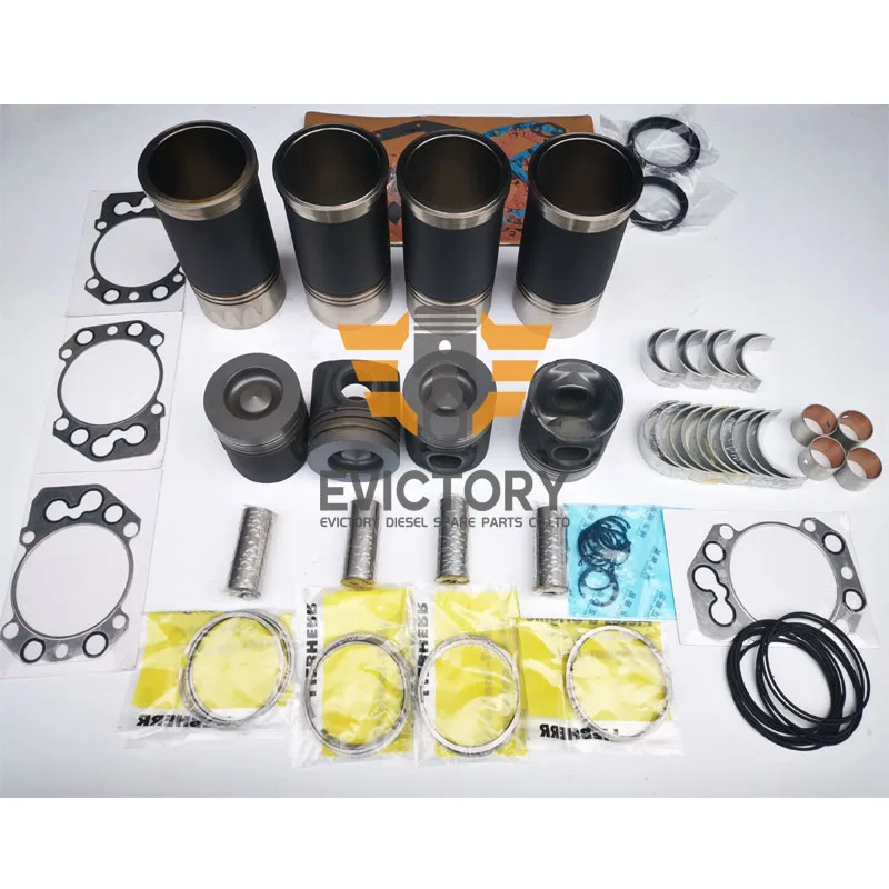 

For Liebherr D924TI D924T D924 TI E overhaul rebuild kit piston ring cylinder liner gasket bearing