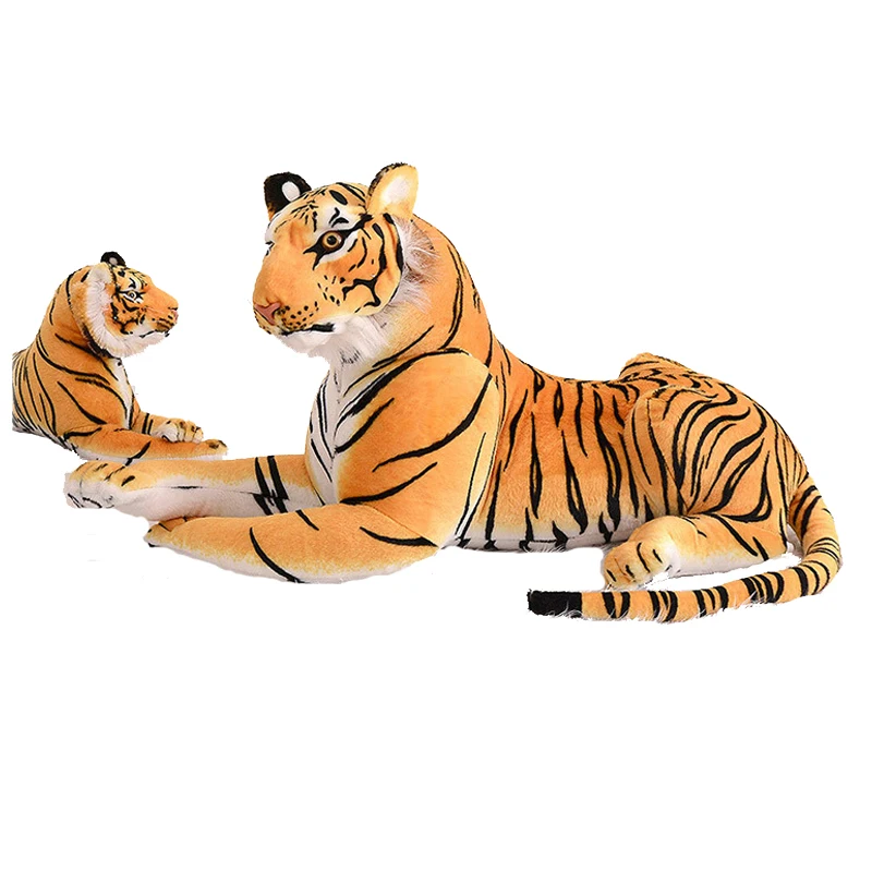 Simulated Plush Tiger Doll Manchurian Tiger Kids Baby Sleeping Toy Stuff Pillow Sofa Bed Decoration