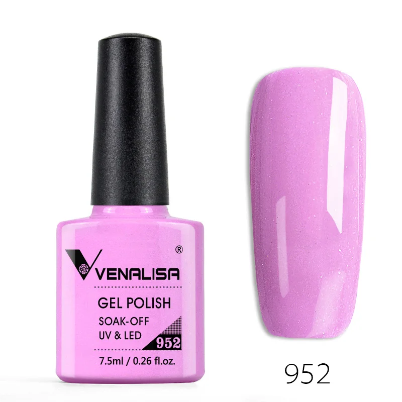 # 61508 Venalisa Gel Nail 7,5 ml Top Coat Top Base Coat Foundation voor UV Gel Polish Beste op Ali Nieuwe Stijl Nagellak Vernis