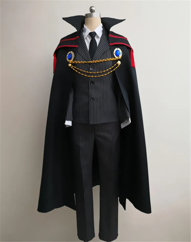 

HITMAN REBORN Giotto Cosplay Costume Adult Hitman Reborn Uniform Cloak Suit Outfit L321