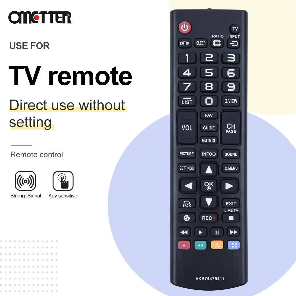 Пульт дистанционного управления AKB74475411, подходит для стандартных ЖК-телевизоров 24LF4820 24LF4820-BU 32LF595 32LF595B