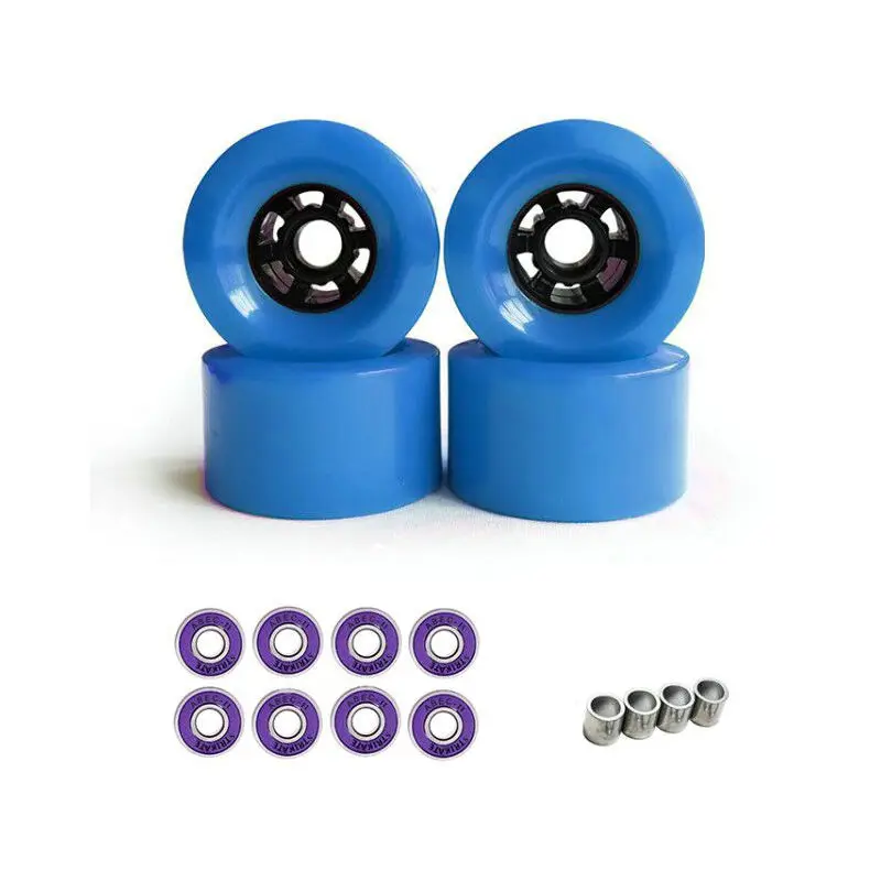 90*52mm Pro Longboard Cruiser Wheels Flywheels Big Soft Longboard Skateboard Wheels ABEC-11 bearings