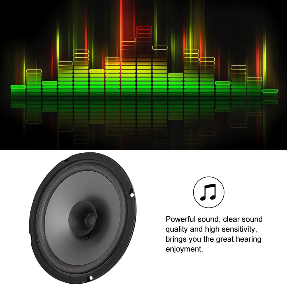 6 Inch 12V 500W Car HiFi Coaxial Speaker Universal Vehicle Door Auto Audio Music Stereo Full Range Frequency Speakers Auto Horn