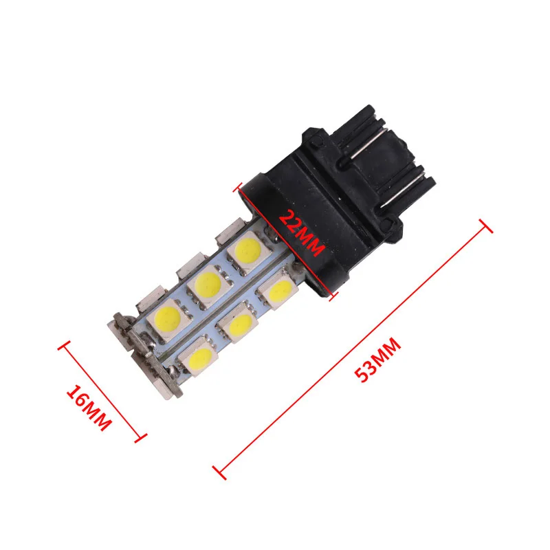 Hot-selling Car LED Steering Light T25 3156 3157 5050 18SMD Driving Light LED Reversing 12V Universal Pc Board 0.0074 Kg