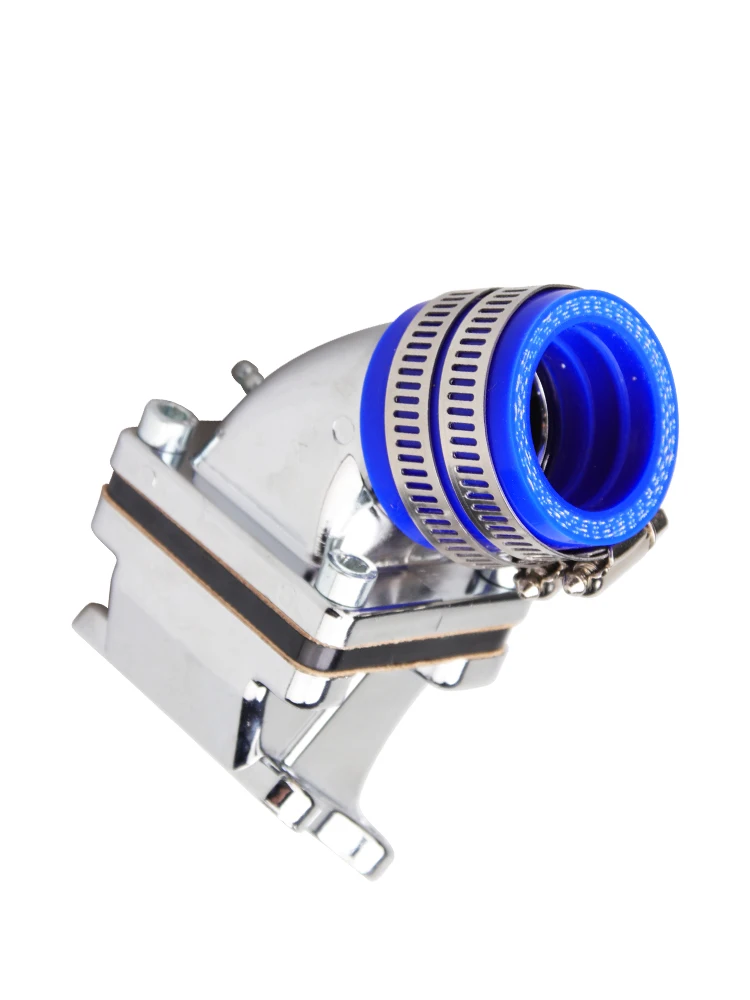 Modified Racing Intake Manifold Inlet Pipe With 35mm Carburetor Interface Adapter For DIO 17/18/27/28 2T Engine