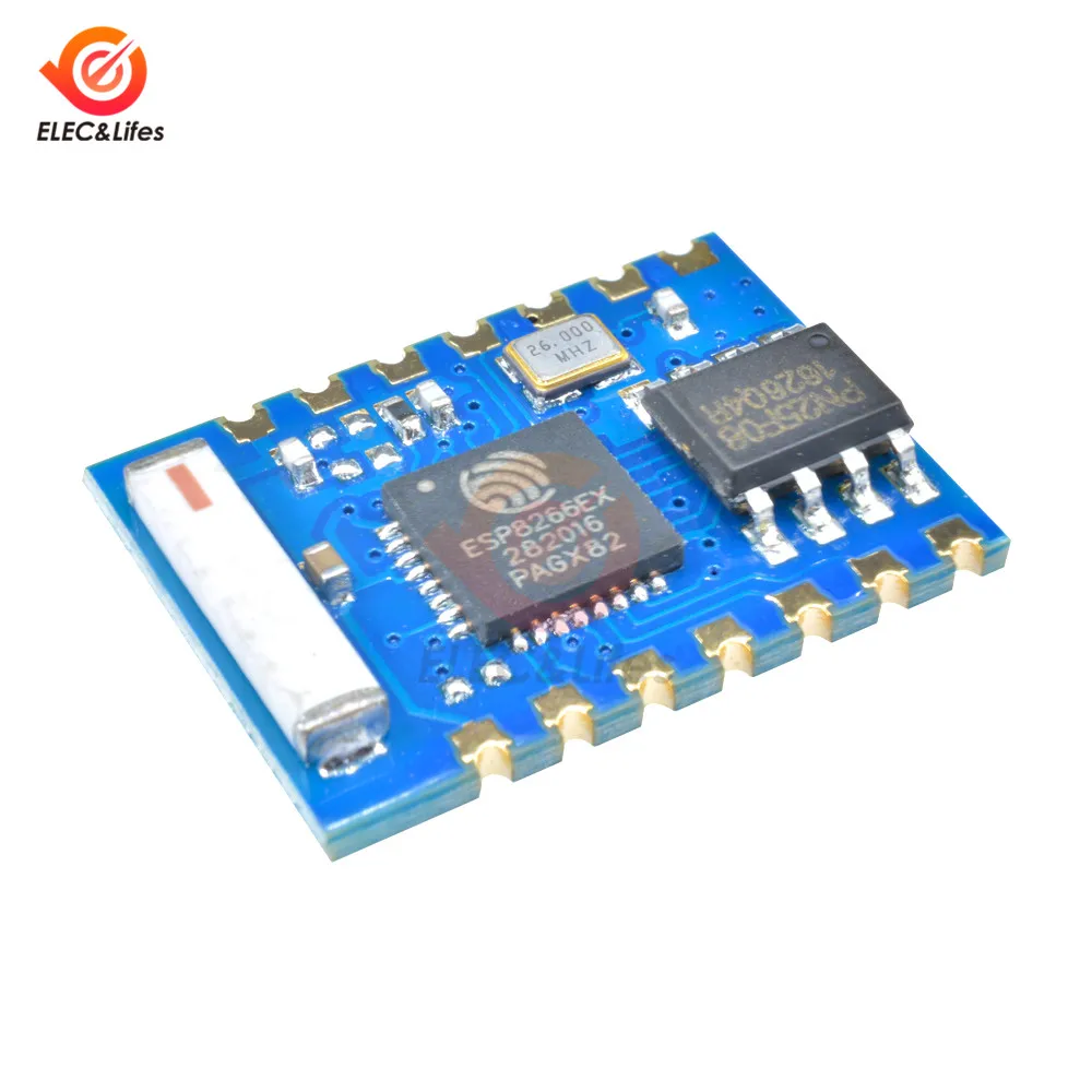 ESP8266 ESP03 ESP-03 SPI WIFI Wireless Transceiver Receiver Module Remote Control Module Integrated RISC processor I2S Interface