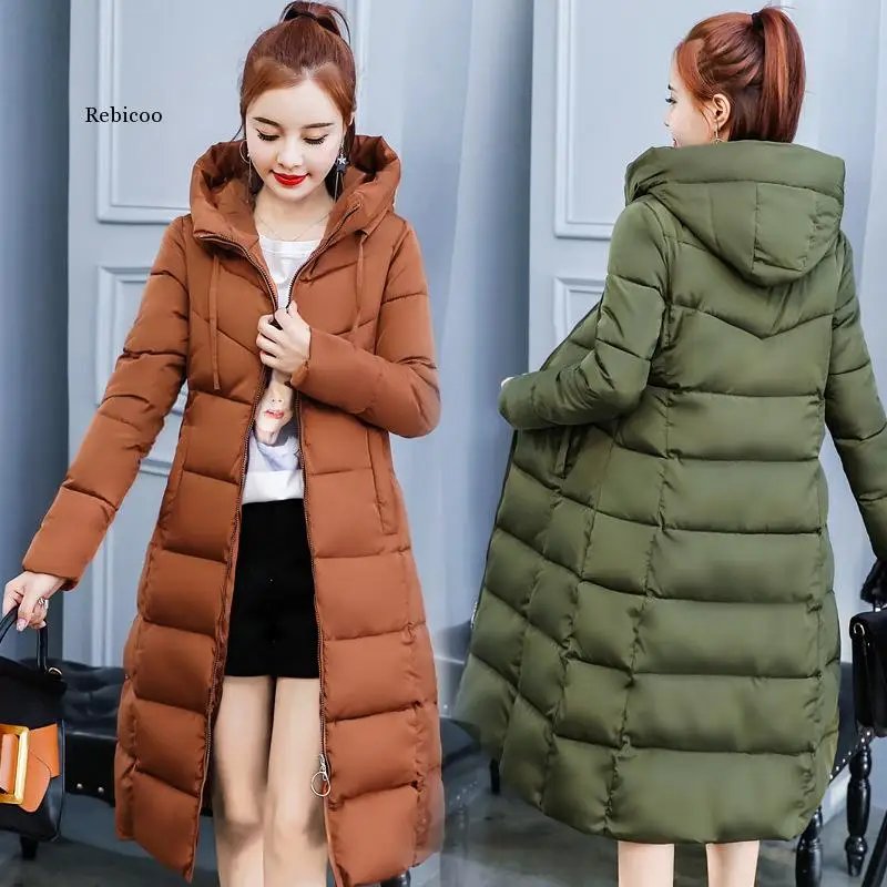 Fashion women Solid Winter New Fashions Down Parka Winter Jacket Women Parka