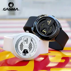 CASIMA Cyberpunk Personality Trendy Cool Watch Gifts Recommended Sports Waterproof Silicone Band Quartz Watch Men's Watch #2149