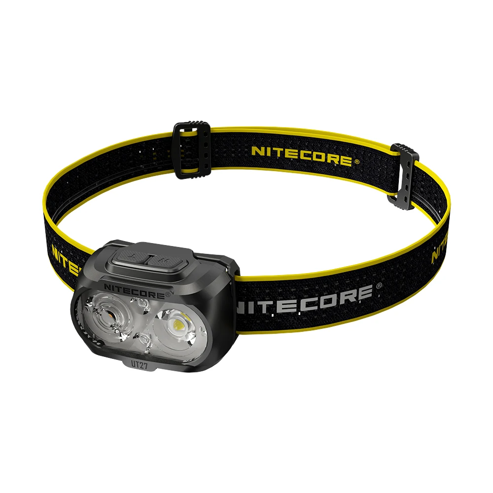 NITECORE UT27 Dual Beam Fusion Elite Headlamp Max Output 520 lumens Headlights with Rechargeable Battery for Hiking , Running