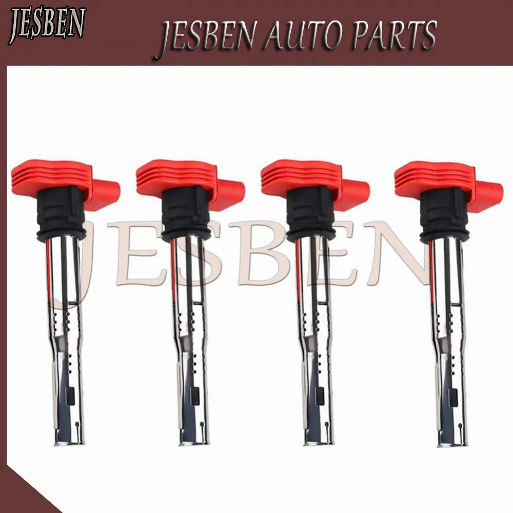 

4PCS/LOT Ignition Coil For VW Jetta Golf GTI GLI Passat Tiguan CC Touareg A3 A4 A5 A6 A7 A8 TT Q3 Q5 R8 06E905115E 07K905715F