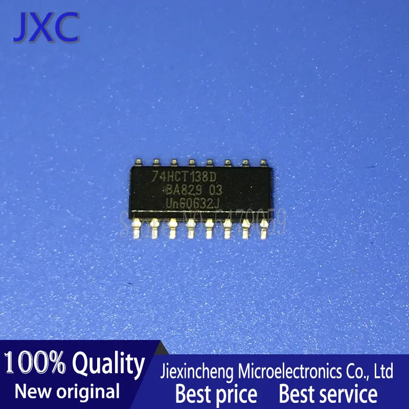 30PCS 74HCT138D 74HCT138 SOP16 SN74HCT138DR HCT138 SOP-16 logic chip IC New original