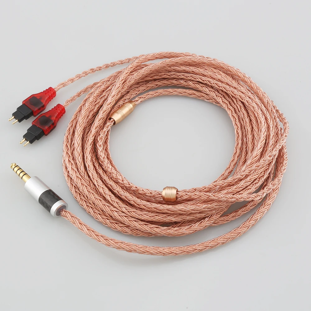 2.5mm 3.5mm XLR bilanciato 16 Core 99% 7N OCC cavo auricolare per cuffie Sennheiser HD580 HD600 HD650 HDxxx HD660S HD58x HD6xx