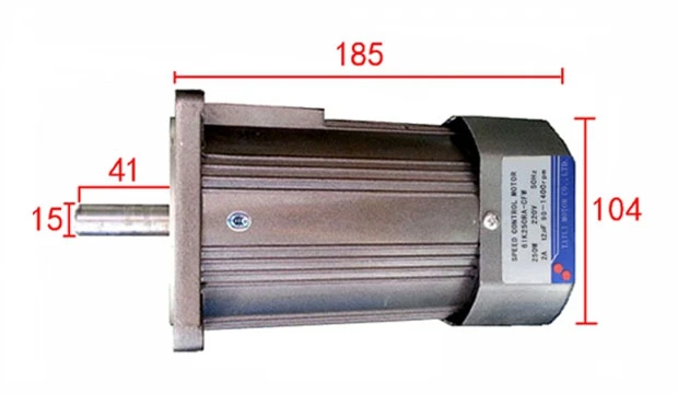 250W axis Geared motors AC 220V 1400 rpm or 2800 rpm motor speed may be constant speed motor