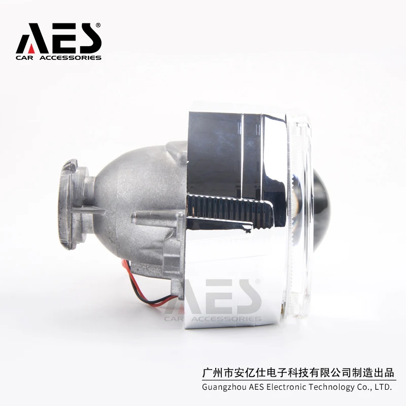 AES 2.5 "3.0 بوصة B-M-W LED الديكور كفن للمصباح الأمامي HID العارض عدسة السوبر مشرق LED غطاء الضوء #4