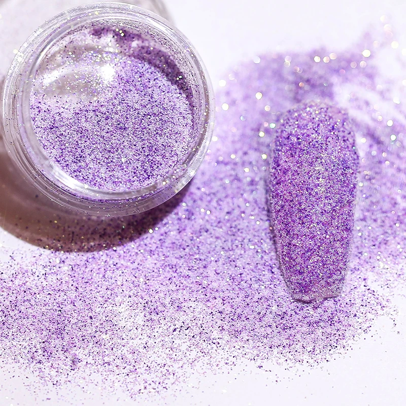 12pcs Shiny Sugar Sand Nail Art Glitter Set Mermaid Rubbing Luminous Nail Powder Pigment For Manicure Sugar Effect Shimmer Dust