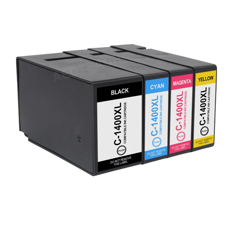 Aecteach new Compatible Ink Cartridges For Canon PGI 1400 XL MAXIFY MB2040 MB2340 MB2140 MB2740 Printer PGI-1400 PGI1400XL