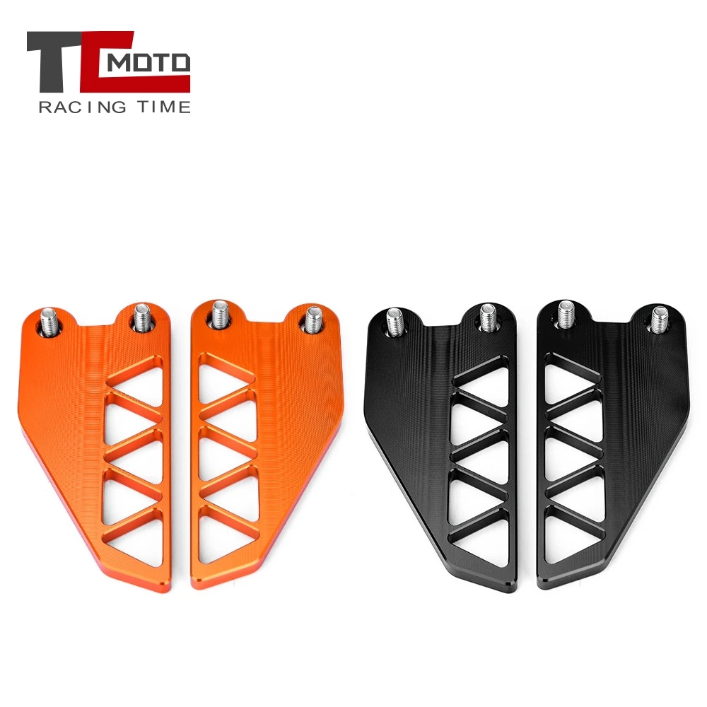 Motorcycle Foot Peg Footrest Rear set Heel Plates Guard Protector for KTM Duke 390 250 2017 2018 2019 2020 2021