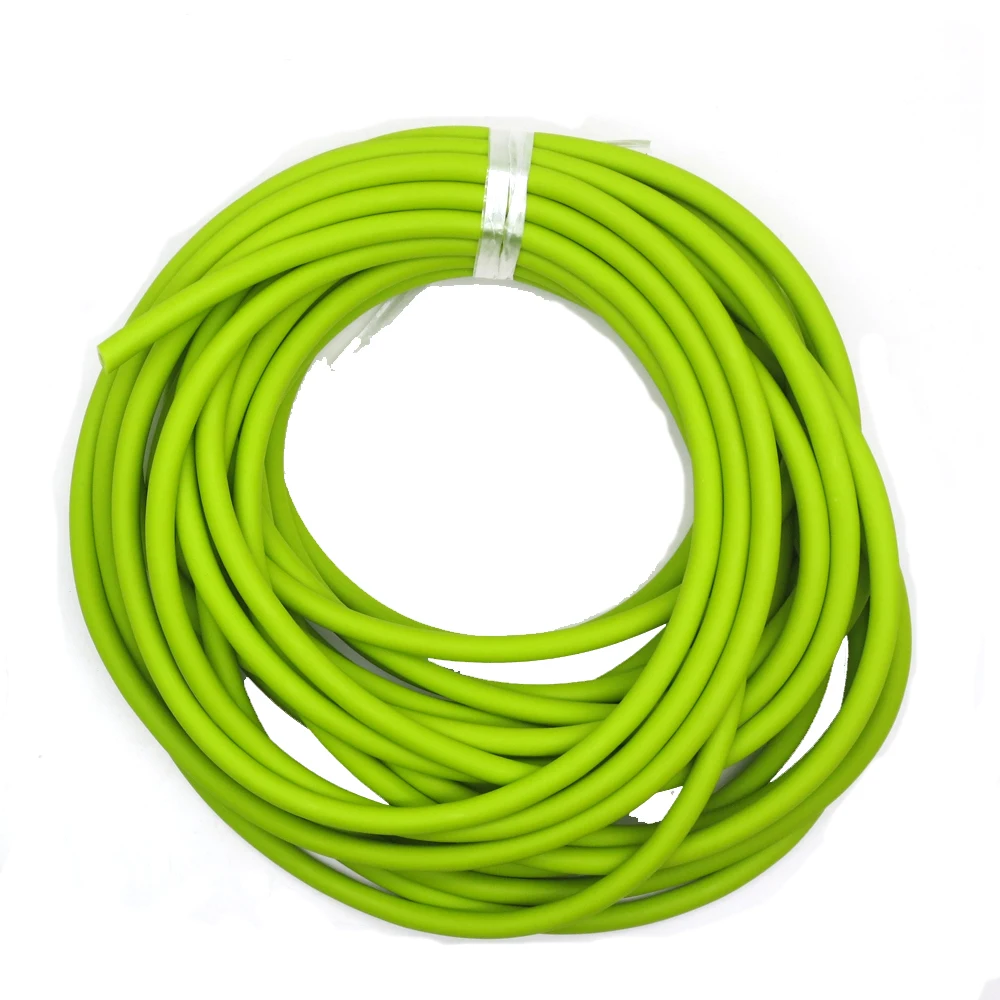 2050  3060 10m Natural Latex Slingshots Rubber Tube Bow Rubber Band Catapult Elastic Part Fitness Bungee Equipment Tool