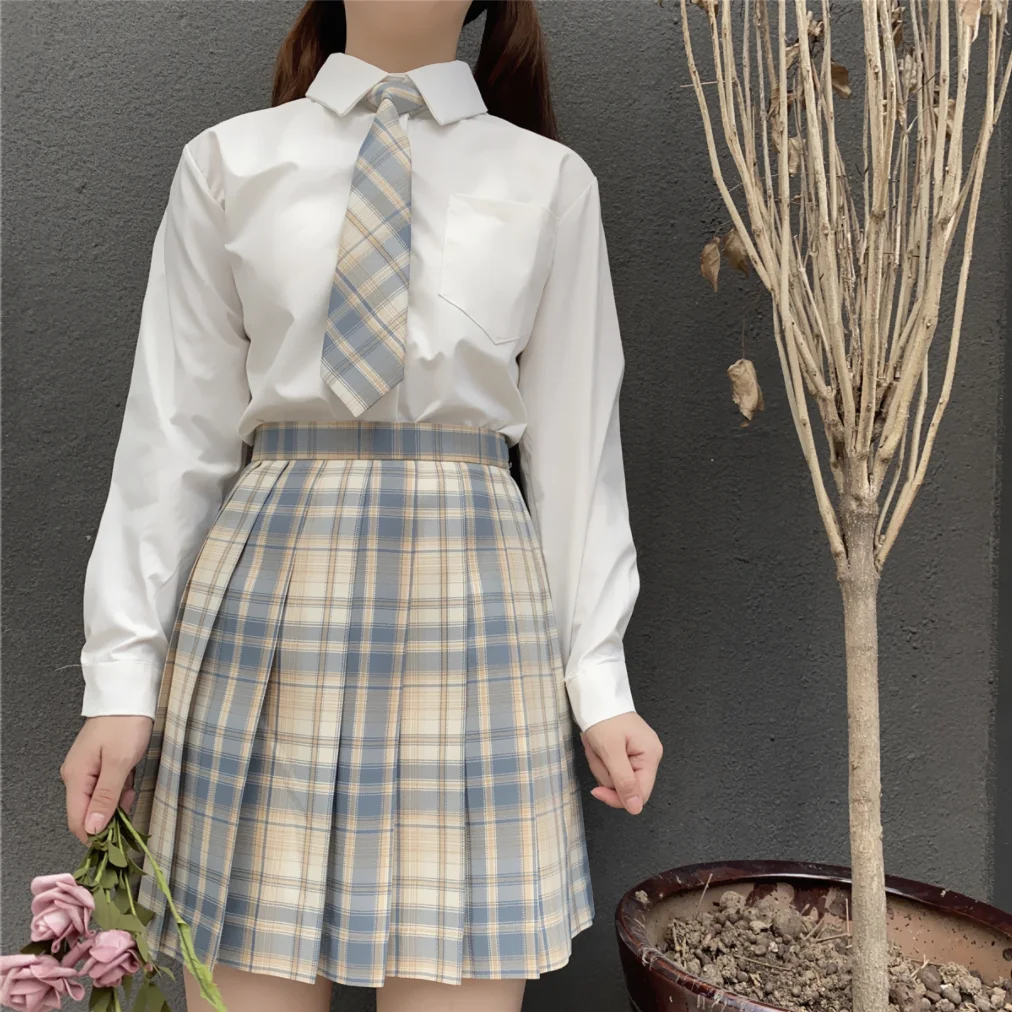 Żakiet żeński strój studencki szare japońskie płaszcze mundurki szkolne wiosna jesień brytyjski kampus szkolna kurtka mundurowa blezer Jk Girls