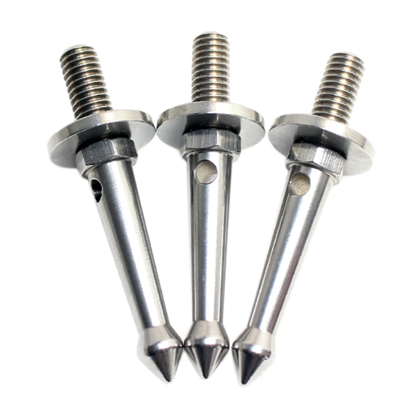 

Top Deals 3Pcs Stainless 3/8 Inch Tripod Foot Spikes for Softer Looser Terrain Spikes for Gitzo/Manfrotto/Siri/Benro, Etc.Tripod