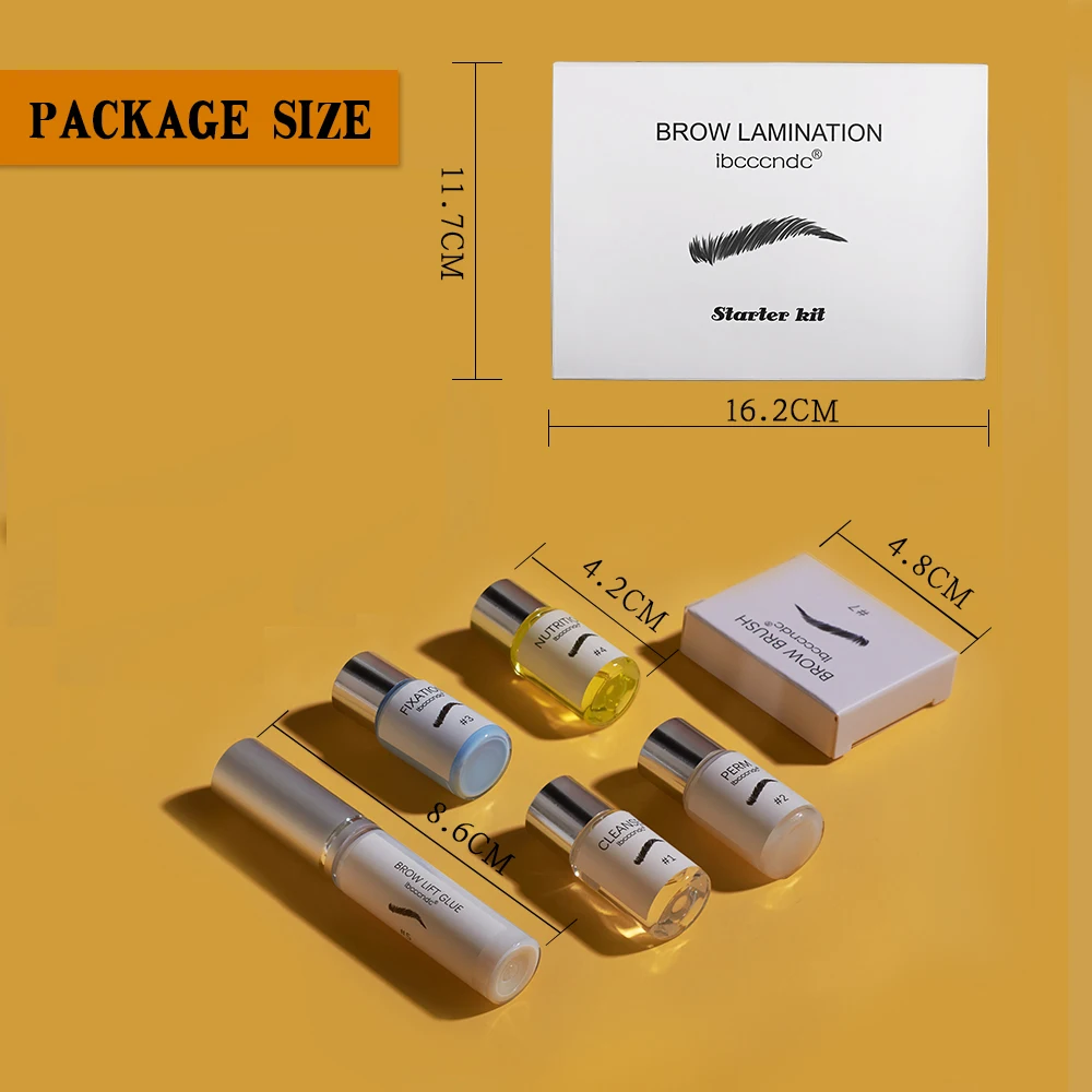 Semi Permanent Brow Lamination Kit Eyebrow Lifting Perming Lotion Brow Lift Perm Set With Brush Tools Beauty Salon Dropshipping