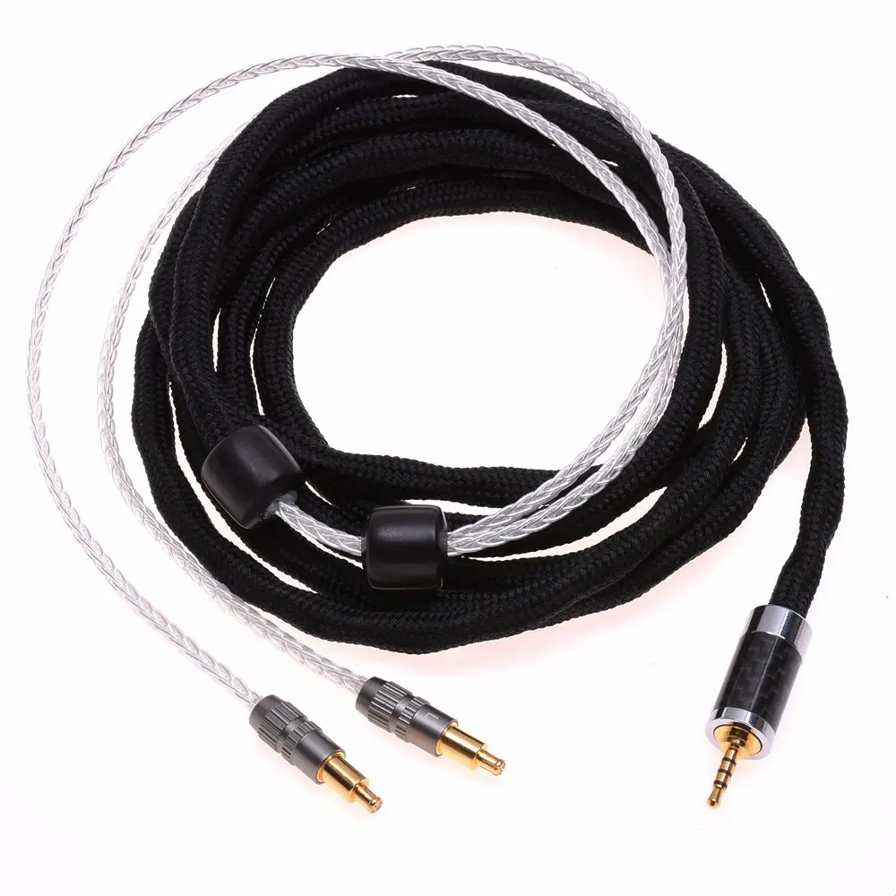 16 Cores 5N Silver Plated Headphone Upgrade Cable A2DC For Audio-Technica ATH-MSR7b ATH-SR9 ATH-ESW990H ATH-ES770H ATH-ADX5000