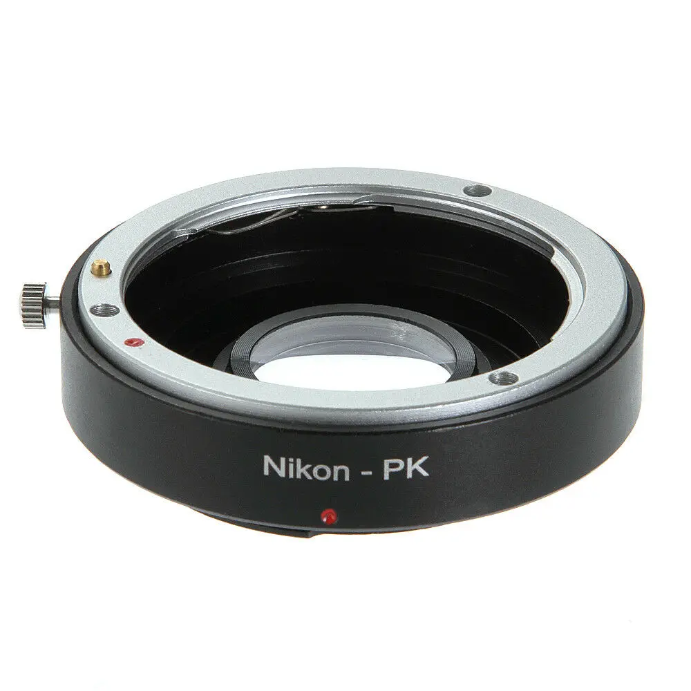 FOTGA Adapter Ring Infinity Focus w/ Glass for Nikon F AI Mount Lens to Pentax PK K K110D K200D K20D Camera