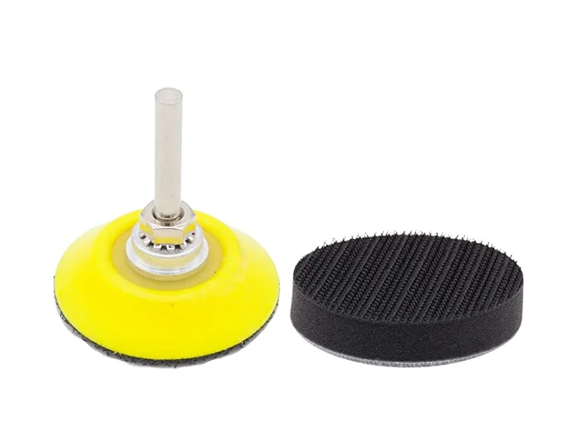 182 pezzi Set 2 pollici carta abrasiva disco abrasivo fogli di levigatrice a secco umido con tampone di interfaccia tampone di levigatura Set di levigatura abrasiva