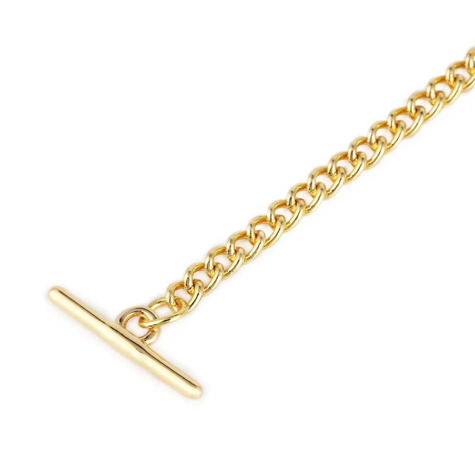 Gold/Black T Bar Pocket Chains