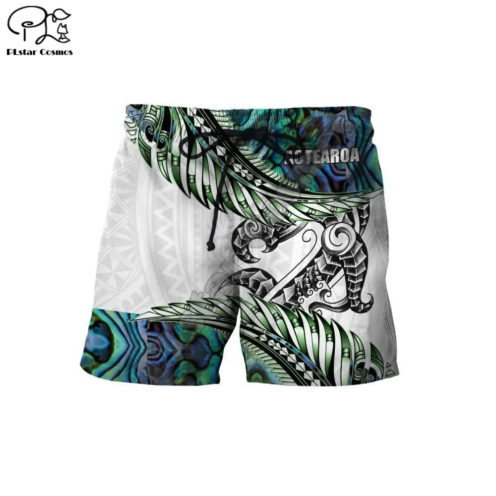 PLstar Cosmos New Zealand Aotearoa Maori 3D Print Fashion For Men/Women Summer Casual Shorts Beach Short Pants Drop Shipping N25