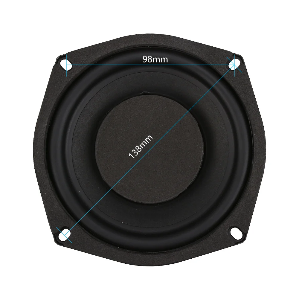 AIYIMA 1Pcs 5.25 Inch Subwoofer 4 8 Ohm 120W Woofer Speaker Super Bass Loudpeakers Column For 5.1 Subwoofer DIY Home Theater