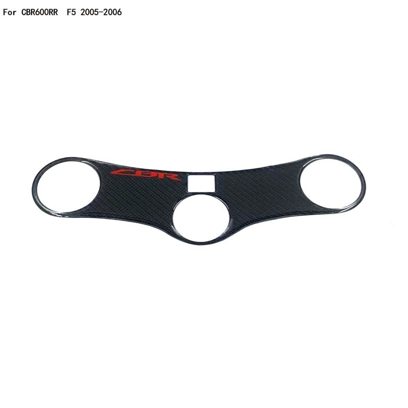 For HONDA CBR600 CBR 400 F4i 1999-2012 Motorcycle Carbon Fiber Decal Sticker Pad Triple Tree Top Clamp Upper Front Protector