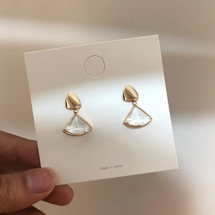 

Korean dongdamen Earrings simple and versatile earrings for women 2021