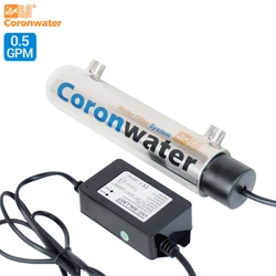 Coronwater-Filtre à eau ultraviolette 0,5 gpm, pour la stérilisation de l'eau domestique