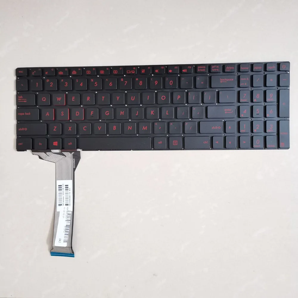 New US laptop keyboard with Backlit For ASUS ROG GL752VW GL752VWM GL752 FZ50JX FX50V G58V G58J W4200