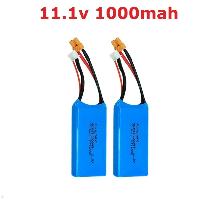 3S 11.1v 1000mAh/1500mAh Lipo Battery for XK X450 FPV RC Drone Spare Parts 11.1 v Rechargeable Lipo Battery XT30 Plug