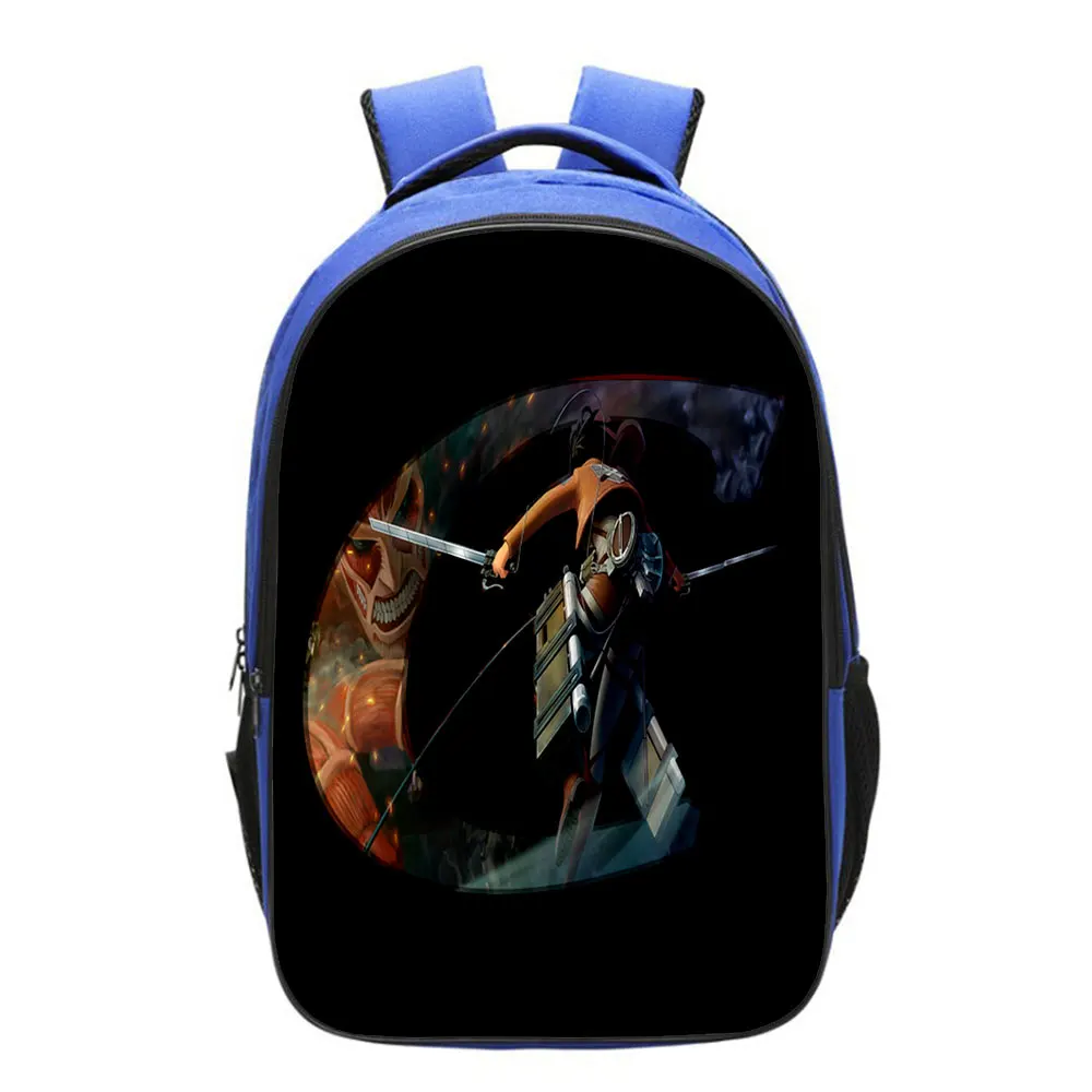 

Attack On Titan Backpack Anime Cartoon Printing School Bag Teens Bagpack Travel Outdoor Bags Boy Girl Casual Lovely Bag 16 Inch