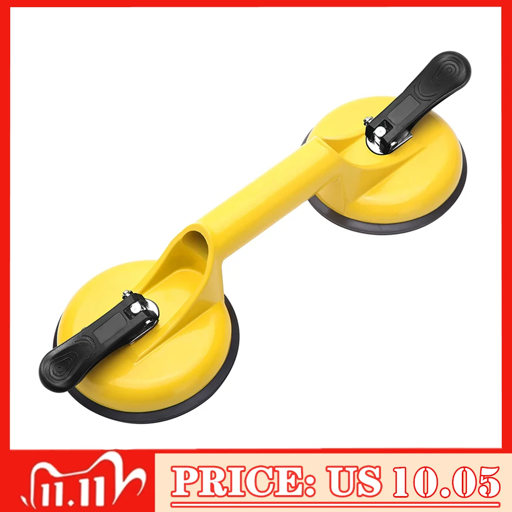 High quality And High Suction Duty Suction Cup Plate Double Handle Professional Glass Puller/Lifter/Gripper hand tool