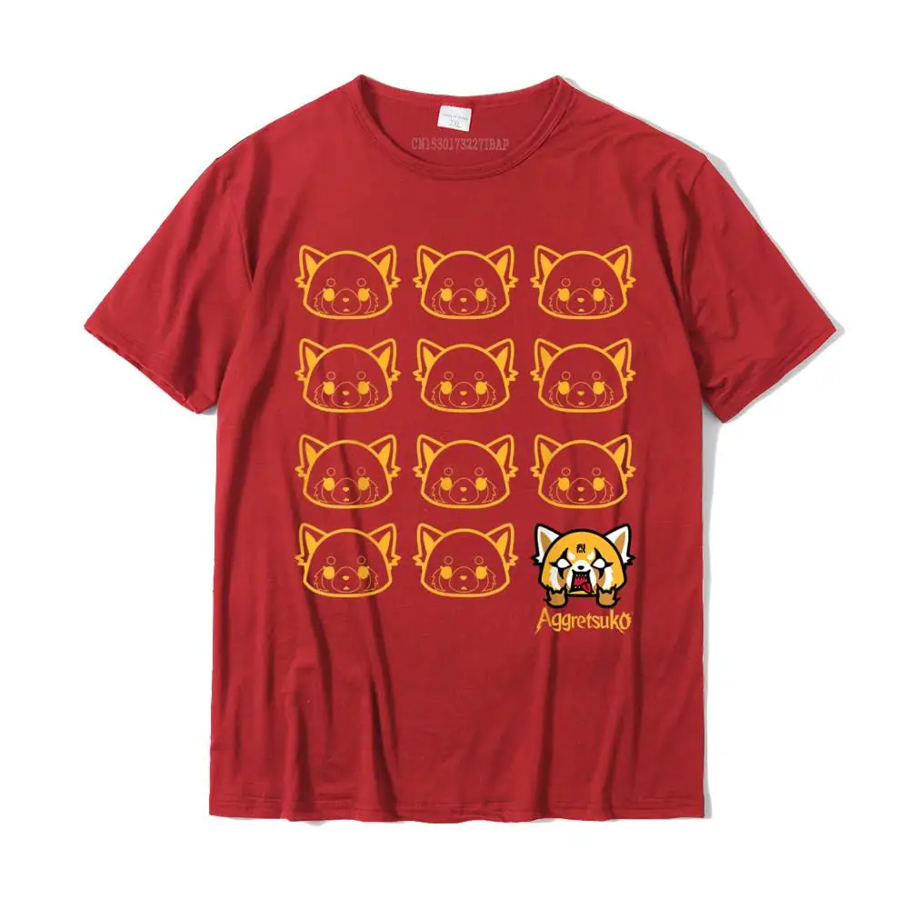 Aggretsuko Real T-Shirt Cotton Tops Shirt Comfortable Brand Geek T Shirt Christmas Streetwear Tshirt Men