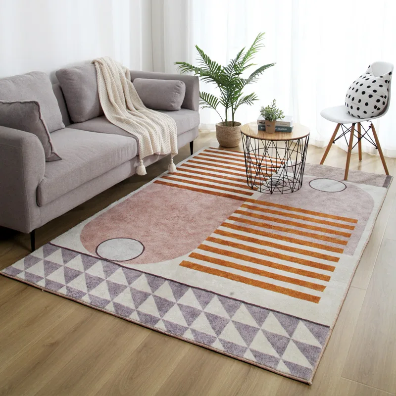 Nordic Modern Fluffy Plush Carpet, Shaggy Carpets, Floor Mat, Soft Rugs, Living Room, Home, Bedroom, Study Room