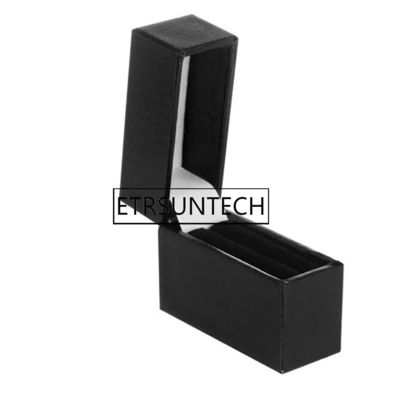 120pcs Rectangle Black Paperboard Ring Box Jewelry Gift Storage Boxes Wedding Engage Ring Display Box